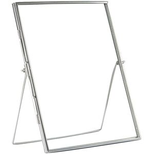 Nicola Spring 5x Hanging Metal Photo Frames - 8" x 10" - Picture Frame Wall Mounted Frame with Rope in Silver Silver Nicola Spring 5x Hanging Metal Photo Frames - 8" x 10" - Picture Frame Wall Mounted Frame with Rope in Silver Silver