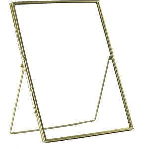 Nicola Spring 5x Hanging Metal Photo Frames - 8" x 10" - Picture Frame Wall Mounted Frame with Rope in Gold Gold Nicola Spring 5x Hanging Metal Photo Frames - 8" x 10" - Picture Frame Wall Mounted Frame with Rope in Gold Gold