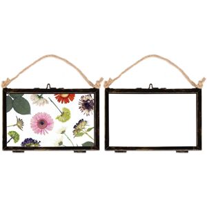 Nicola Spring 5x Hanging Metal Photo Frames - 6" x 4" - Black - Picture Frame Wall Mounted Frame with Rope Black Nicola Spring 5x Hanging Metal Photo Frames - 6" x 4" - Black - Picture Frame Wall Mounted Frame with Rope Black