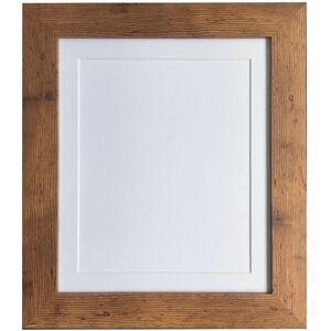 Frames & Mirrors 4U Metro Vintage Wood Frame with White Mount for ImageSize A2 in Walnut Walnut Frames & Mirrors 4U Metro Vintage Wood Frame with White Mount for ImageSize A2 in Walnut Walnut