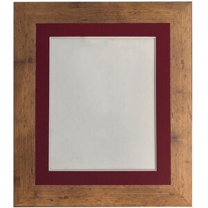 Frames & Mirrors 4U Metro Vintage Wood Frame with Red Mount for ImageSize A2 in Walnut Walnut Frames & Mirrors 4U Metro Vintage Wood Frame with Red Mount for ImageSize A2 in Walnut Walnut