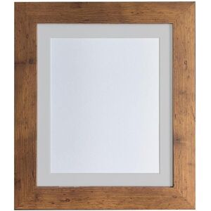 Frames & Mirrors 4U Metro Vintage Wood Frame with Light Grey Mount for ImageSize A2 in Walnut Walnut Frames & Mirrors 4U Metro Vintage Wood Frame with Light Grey Mount for ImageSize A2 in Walnut Walnut