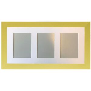 Frames & Mirrors 4U Metro Gold Frame with White Mount for 3 Image Sizes 7 x 5 Inch Gold Frames & Mirrors 4U Metro Gold Frame with White Mount for 3 Image Sizes 7 x 5 Inch Gold
