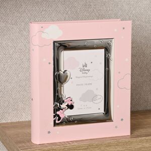 Disney Women's Minnie Mouse Silver Plated Album With Frame 8x10" - Faux Leather in Light Pink Light Pink Disney Women's Minnie Mouse Silver Plated Album With Frame 8x10" - Faux Leather in Light Pink Light Pink