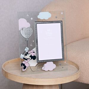 Disney Women's Minnie Mouse Real Silver 999 Plated Glass Frame 5" x 7" Silver Disney Women's Minnie Mouse Real Silver 999 Plated Glass Frame 5" x 7" Silver
