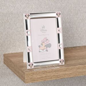 Disney Women's Minnie Mouse Border Silver 999 Plated Frame Back 4x6" Silver Disney Women's Minnie Mouse Border Silver 999 Plated Frame Back 4x6" Silver