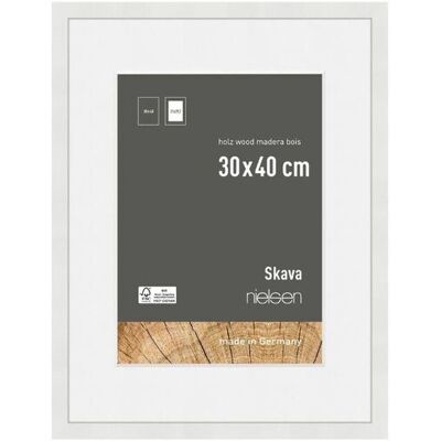 Nielsen Skava 6330101 Wooden Frame - 30x40cm White Nielsen Skava 6330101 Wooden Frame - 30x40cm White