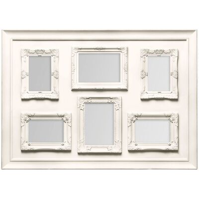 Premier Housewares Cream Contemporary 6 Photo Frame - Home Decor Premier Housewares Cream Contemporary 6 Photo Frame - Home Decor