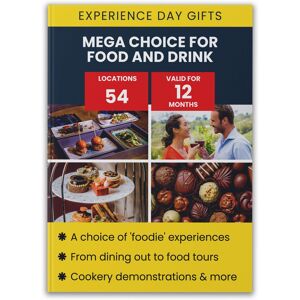 Activity Superstore Mega Choice for Food & Drink Gift Experience Multicolor Activity Superstore Mega Choice for Food & Drink Gift Experience Multicolor