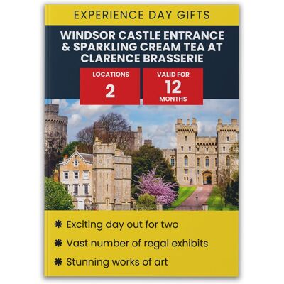 Activity Superstore Windsor Castle Entrance & Sparkling Cream Tea at Clarence Brasserie in Blue Blue Activity Superstore Windsor Castle Entrance & Sparkling Cream Tea at Clarence Brasserie in Blue Blue