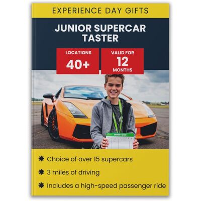 Activity Superstore - Junior Supercar Taster Gift - Experience Activity Superstore - Junior Supercar Taster Gift - Experience