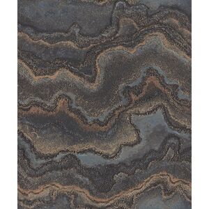 Galerie Wallcoverings Galerie Welcome Home Metallic Marble Wallpaper in Black Size: 10050mm x 530mm Black 10050mm x 530mm Galerie Wallcoverings Galerie Welcome Home Metallic Marble Wallpaper in Black Size: 10050mm x 530mm Black 10050mm x 530mm