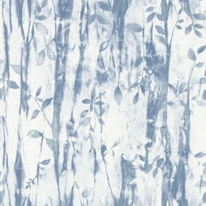 Galerie Wallcoverings Galerie Atmosphere Batik Leaves Wallpaper in Blue Size: 10050mm x 530mm Blue 10050mm x 530mm Galerie Wallcoverings Galerie Atmosphere Batik Leaves Wallpaper in Blue Size: 10050mm x 530mm Blue 10050mm x 530mm