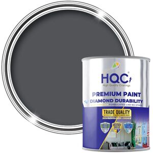 HQC PAINTS Smooth Masonry Paint - Weatherproof For All Exterior Walls - 2.5L in Classic Grey Classic Grey 2.5L HQC PAINTS Smooth Masonry Paint - Weatherproof For All Exterior Walls - 2.5L in Classic Grey Classic Grey 2.5L