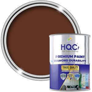 HQC PAINTS Smooth Masonry Paint - Weatherproof For All Exterior Walls - 2.5L in Leaf Brown Leaf Brown 2.5L HQC PAINTS Smooth Masonry Paint - Weatherproof For All Exterior Walls - 2.5L in Leaf Brown Leaf Brown 2.5L