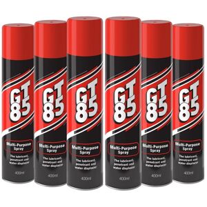 WD-40 Lubricant 400ml Spray x6, Penetrant & Multi-Purpose for Bikes & More in Red Red WD-40 Lubricant 400ml Spray x6, Penetrant & Multi-Purpose for Bikes & More in Red Red