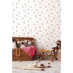Hoopla Walls Cherry Dance 10m Matt Wallpaper in Black Black Hoopla Walls Cherry Dance 10m Matt Wallpaper in Black Black