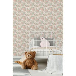 Hoopla Walls Bouncing Bunnies 10m Matt Wallpaper in Natural Natural Hoopla Walls Bouncing Bunnies 10m Matt Wallpaper in Natural Natural