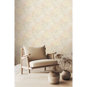 Hoopla Walls Lily Ogee Matt Wallpaper in Natural Natural Hoopla Walls Lily Ogee Matt Wallpaper in Natural Natural