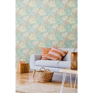 Hoopla Walls Lily Ogee Matt Wallpaper in Duck Egg Blue Duck Egg Blue Hoopla Walls Lily Ogee Matt Wallpaper in Duck Egg Blue Duck Egg Blue