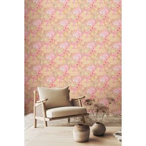 Hoopla Walls Lily Ogee Matt Wallpaper in Pink Pink Hoopla Walls Lily Ogee Matt Wallpaper in Pink Pink
