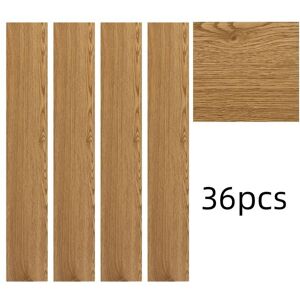 Living and Home 36Pcs Brown Self Adhesive Waterproof Wear-Resistant PVC Wood Grain Effect Flooring, 5m² Pack Brown Living and Home 36Pcs Brown Self Adhesive Waterproof Wear-Resistant PVC Wood Grain Effect Flooring, 5m² Pack Brown