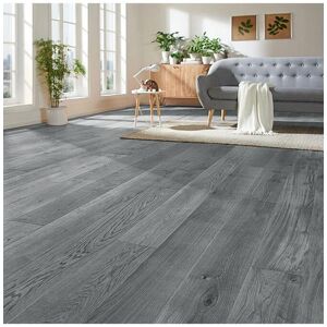 Living and Home 7Pcs Grey Self Adhesive Waterproof Wear-Resistant PVC Wood Grain Effect Flooring, 1m² Pack Grey Living and Home 7Pcs Grey Self Adhesive Waterproof Wear-Resistant PVC Wood Grain Effect Flooring, 1m² Pack Grey