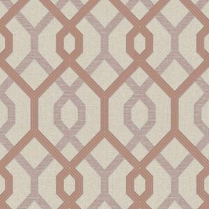 A.S. Creation Diamond Jewel Geometric Geo Glitter Trellis Metallic Vinyl Wallpaper in Rose Gold Rose Gold A.S. Creation Diamond Jewel Geometric Geo Glitter Trellis Metallic Vinyl Wallpaper in Rose Gold Rose Gold