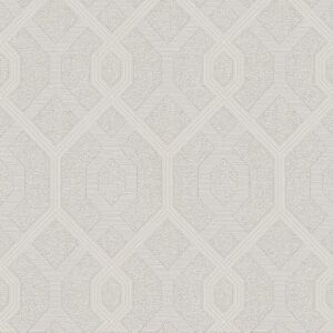 A.S. Creation Diamond Jewel Geometric Geo Glitter Trellis Metallic Vinyl Wallpaper in Silver Silver A.S. Creation Diamond Jewel Geometric Geo Glitter Trellis Metallic Vinyl Wallpaper in Silver Silver