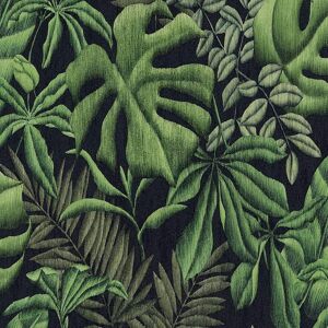 A.S. Creation Tropical Palm Leaf Green Black Textured Greenery Wallpaper Green A.S. Creation Tropical Palm Leaf Green Black Textured Greenery Wallpaper Green