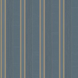 Galerie Wallcoverings Galerie Palazzo 2 Silk Effect Stripe Wallpaper in Blue Size: 10050mm x 530mm Blue 10050mm x 530mm Galerie Wallcoverings Galerie Palazzo 2 Silk Effect Stripe Wallpaper in Blue Size: 10050mm x 530mm Blue 10050mm x 530mm
