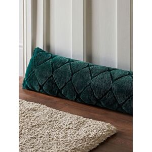 Catherine Lansfield 'Cosy Diamond' Draught Excluder in Bottle Green Bottle Green Catherine Lansfield 'Cosy Diamond' Draught Excluder in Bottle Green Bottle Green