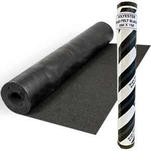 Novecrafto Heavy-Duty Polyester Shed Roofing Felt 25-Year Life Expectancy Roof Felt (8m x 1m) in Black Black Novecrafto Heavy-Duty Polyester Shed Roofing Felt 25-Year Life Expectancy Roof Felt (8m x 1m) in Black Black