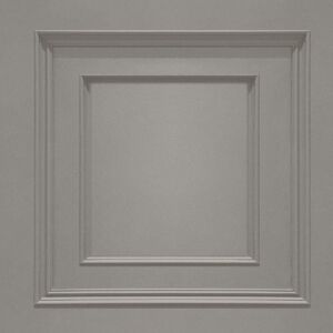 Belgravia Amara Wood Panel Vinyl Textured Wallpaper in Silver Silver Belgravia Amara Wood Panel Vinyl Textured Wallpaper in Silver Silver