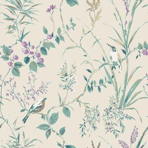 Crown Mariko Bird Wallpaper in Natural Natural Crown Mariko Bird Wallpaper in Natural Natural