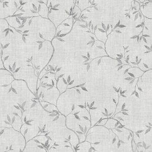 Muriva Darcy James Collection Japandi Leaf Textured Wallpaper in Grey Grey Muriva Darcy James Collection Japandi Leaf Textured Wallpaper in Grey Grey