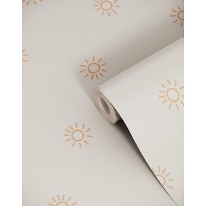 Bobbi Beck Eco-Friendly Childrens Sun Wallpaper in Beige Beige Bobbi Beck Eco-Friendly Childrens Sun Wallpaper in Beige Beige