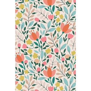 Bobbi Beck Eco-Friendly Modern Illustrated Delicate Floral Wallpaper in Beige Beige Bobbi Beck Eco-Friendly Modern Illustrated Delicate Floral Wallpaper in Beige Beige