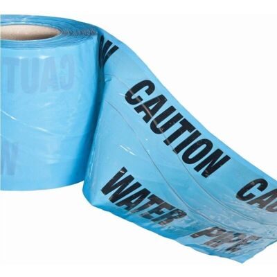 Pegdev High Visibility Underground Detectable Warning Tape Water 150mm x 50m Durable & Rot Resistant in Blue Blue Pegdev High Visibility Underground Detectable Warning Tape Water 150mm x 50m Durable & Rot Resistant in Blue Blue