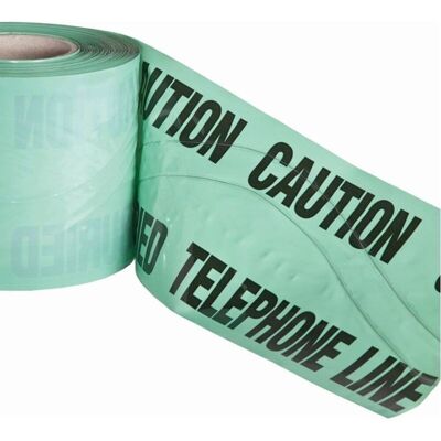 Pegdev High Visibility Underground Detectable Warning Tape Telephone 150mm x 10m Durable & Rot Resistant in Teal Teal Pegdev High Visibility Underground Detectable Warning Tape Telephone 150mm x 10m Durable & Rot Resistant in Teal Teal
