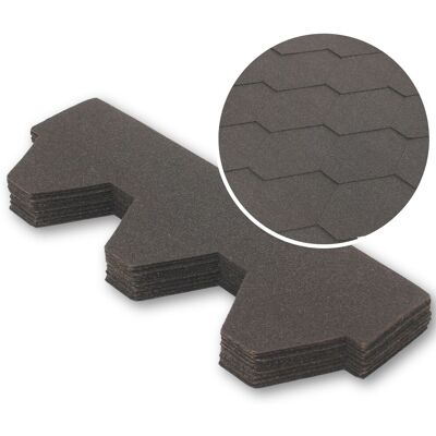 Novecrafto Premium Bitumen Roof Felt Shingles Heavy Duty Hexagonal Asphalt Roof Shingles 80x31.5cm (25 Pcs) in Black Size: 80x31.5 cm Black 80x31.5 cm Novecrafto Premium Bitumen Roof Felt Shingles Heavy Duty Hexagonal Asphalt Roof Shingles 80x31.5cm (25 Pcs) in Black Size: 80x31.5 cm Black 80x31.5 cm