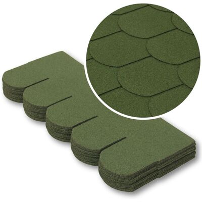 Novecrafto Premium Bitumen Roof Felt Shingles Heavy Duty Asphalt Roof Shingles 80x31.5cm (25 Pcs) in Green Size: 80x31.5 cm Green 80x31.5 cm Novecrafto Premium Bitumen Roof Felt Shingles Heavy Duty Asphalt Roof Shingles 80x31.5cm (25 Pcs) in Green Size: 80x31.5 cm Green 80x31.5 cm
