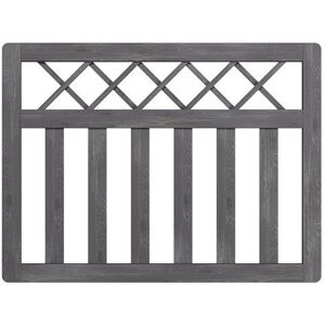 The hot sale 120x90cm Grey Spruce Wood Lattice Top Garden Gate with T Hinges & Bolt Lock Size: 120x90 cm Grey 120x90 cm The hot sale 120x90cm Grey Spruce Wood Lattice Top Garden Gate with T Hinges & Bolt Lock Size: 120x90 cm Grey 120x90 cm