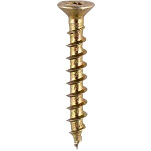 Timco Window Screws - Countersunk with Ribs - PH - Single Thread in Yellow Yellow Timco Window Screws - Countersunk with Ribs - PH - Single Thread in Yellow Yellow