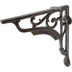 Hammer and Tongs Ornate Iron Shelf Bracket - D200mm in Black Size: 1000mm x 1000mm Black 1000mm x 1000mm Hammer and Tongs Ornate Iron Shelf Bracket - D200mm in Black Size: 1000mm x 1000mm Black 1000mm x 1000mm