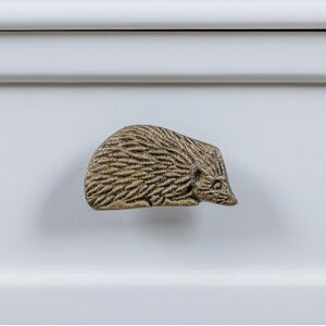 Melody Maison Rustic Hedgehog Drawer Knob in Brown Brown Melody Maison Rustic Hedgehog Drawer Knob in Brown Brown