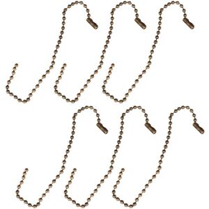 Neel Blue Metal Tag Chain 15cm Long Metal Ball Beads Chain, 100pcs in Bronze Bronze Neel Blue Metal Tag Chain 15cm Long Metal Ball Beads Chain, 100pcs in Bronze Bronze