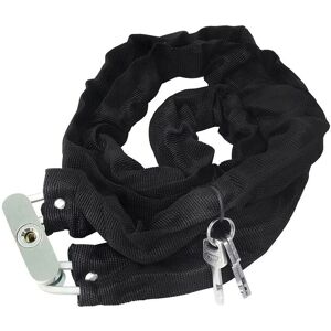 Neel Blue 38mm x 1.8m Padlock Chain, 3 Key Heavy Duty Bike Lock Chain in Black Black Neel Blue 38mm x 1.8m Padlock Chain, 3 Key Heavy Duty Bike Lock Chain in Black Black