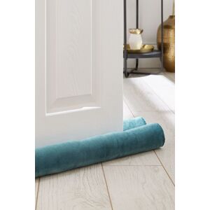 Catherine Lansfield 'Kingsley Matt Velvet' Double Sided Under Door Draught Excluder in Teal Teal Catherine Lansfield 'Kingsley Matt Velvet' Double Sided Under Door Draught Excluder in Teal Teal