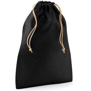 Westford Mill Jute Stuff Bag in Jet Black Size: Small Jet Black S Westford Mill Jute Stuff Bag in Jet Black Size: Small Jet Black S